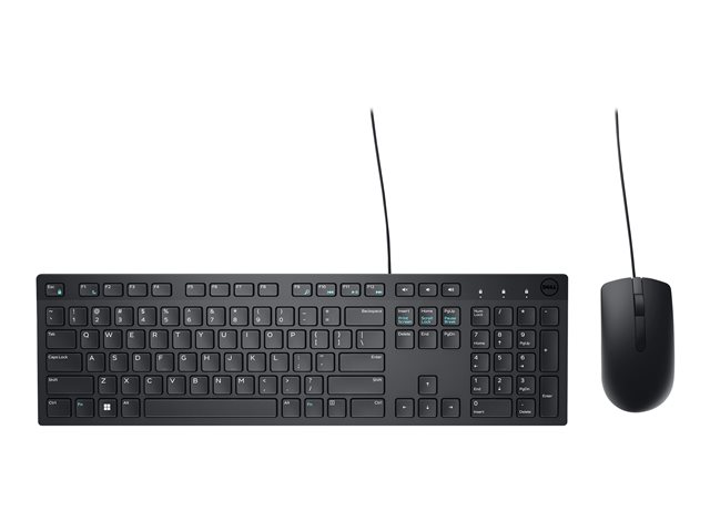 Dell KM300C Juego de teclado y ratón USB QWERTY EE UU negro