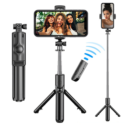 Selfie Stick Trípode Celular Luz LED Control Remoto Monopod S03S – Cómpralo  en casa
