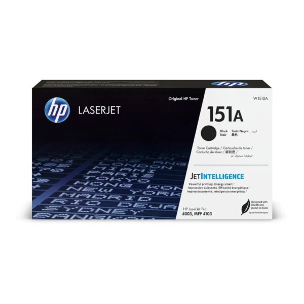 HP 151A - Negro - original - LaserJet - cartucho de tóner (W1510A) - para LaserJet Pro 4003dn, 4003d