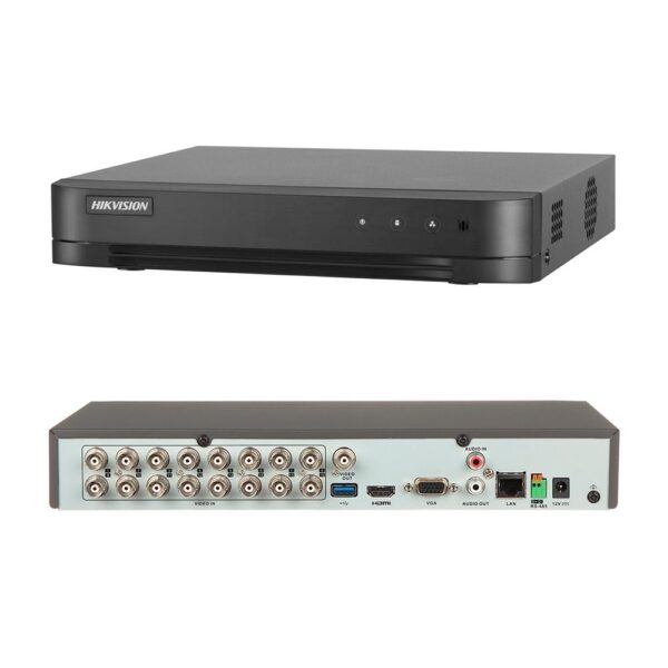 Hikvision Turbo HD DVRs with AcuSense IDS-7216HQHI-M2/S - Unidad independiente de DVR - 16 canales -