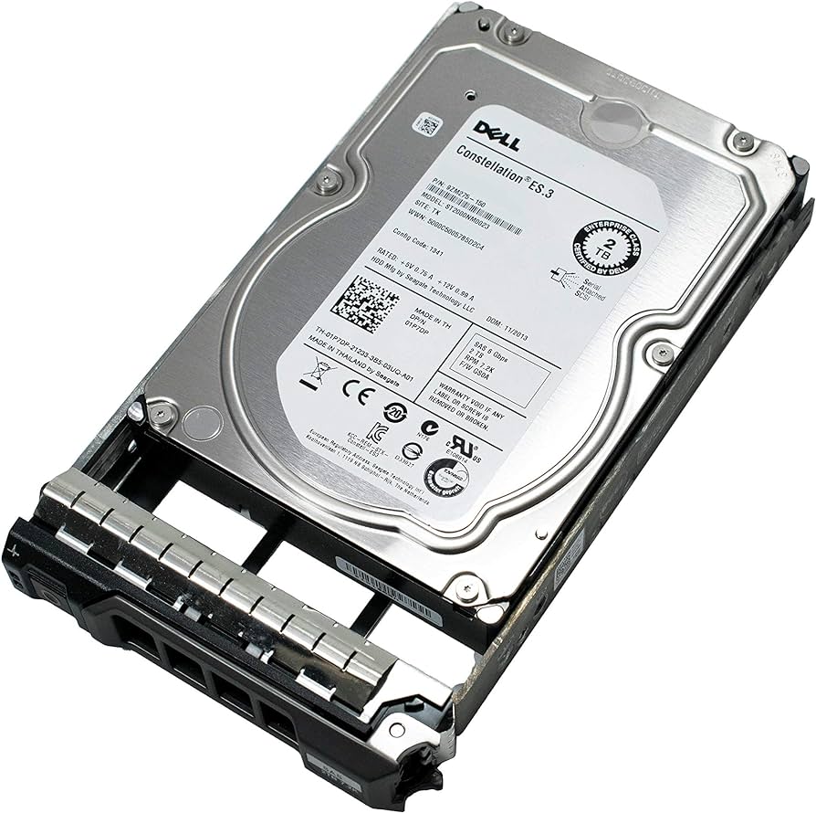 Dell – Disco duro – 2 TB – hot-swap – 3.5″ – SATA 6Gb/s – 7200 rpm ...