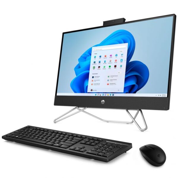 HP 24-cb1014la - All-in-one - Intel Core i5 I5-1235U - 512 GB HDD - 23.8" - Windows 11 Home - Black