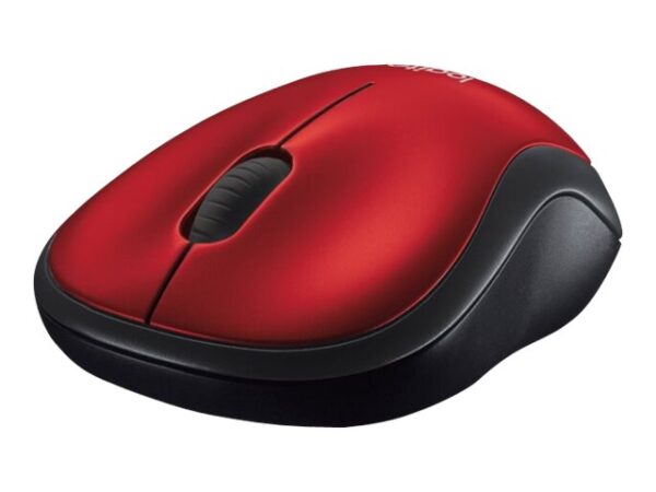 Logitech M185 - Ratón - diestro y zurdo - óptico - inalámbrico - 2.4 GHz - receptor inalámbrico USB
