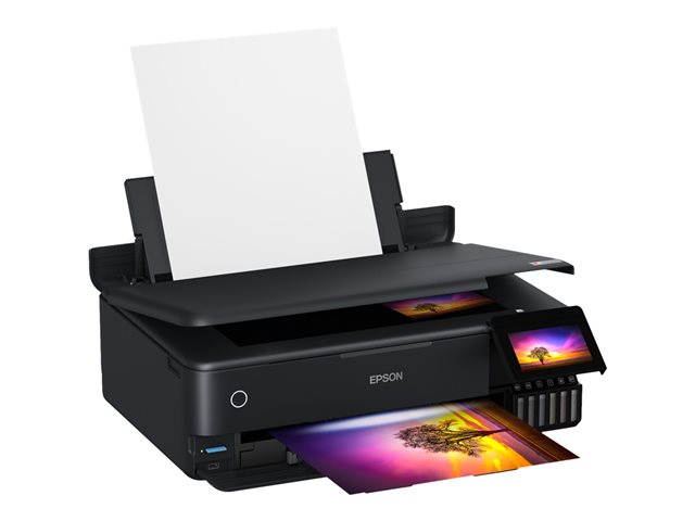 Epson EcoTank L8180 - Impresora multifunción - color - chorro de tinta - A3 (material) - hasta 16 ppm (impresión) - 100 hojas - USB 2.0, LAN, Wi-Fi(n)
