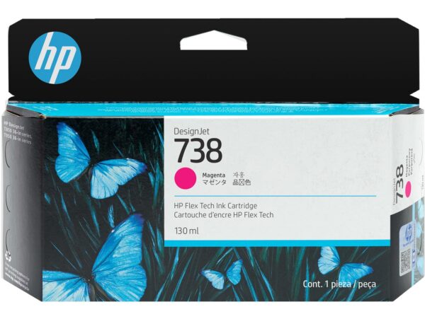 HP - 738 - Ink cartridge - Magenta - 130 ml