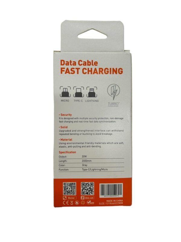 Cable USB a Tipo C LS652 2mts - Imagen 2