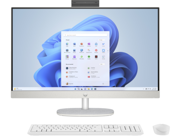 HP 27-cr0004la - Todo en uno - AMD Ryzen 7 - 512 GB HDD - 27" - Windows 11 Home - Blanco - Español