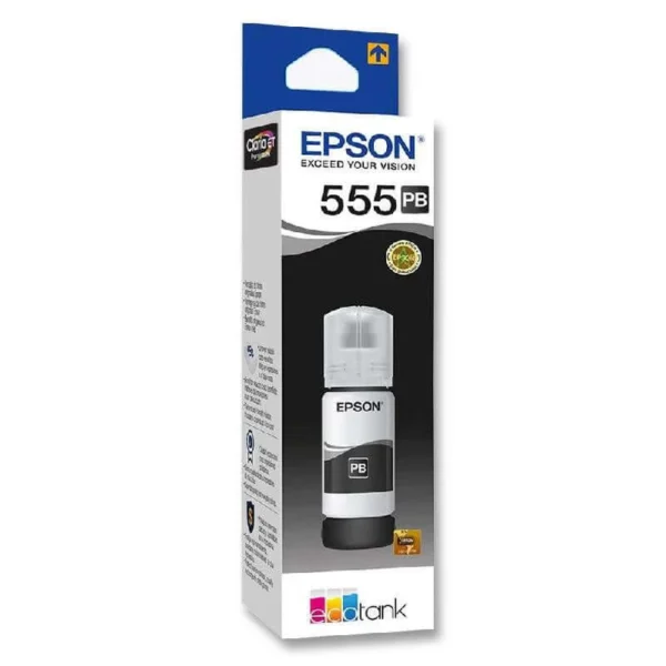 EPSON BOTELLA DE TINTA NEGRA FOTOGRAFICA EPSON T555