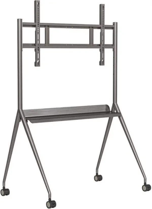 Hikvision DS-D5ABKY2-S - Carrito - para pantalla plana - acero - gris plata - tamaño de pantalla: 55