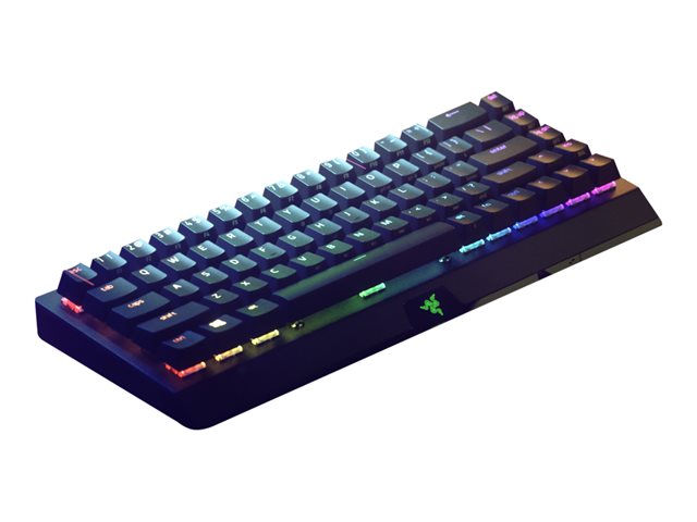 Razer BlackWidow V3 Mini HyperSpeed - Teclado - retroiluminación - Bluetooth, 2.4 GHz, USB-C - español - interruptor: Razer Yellow - negro