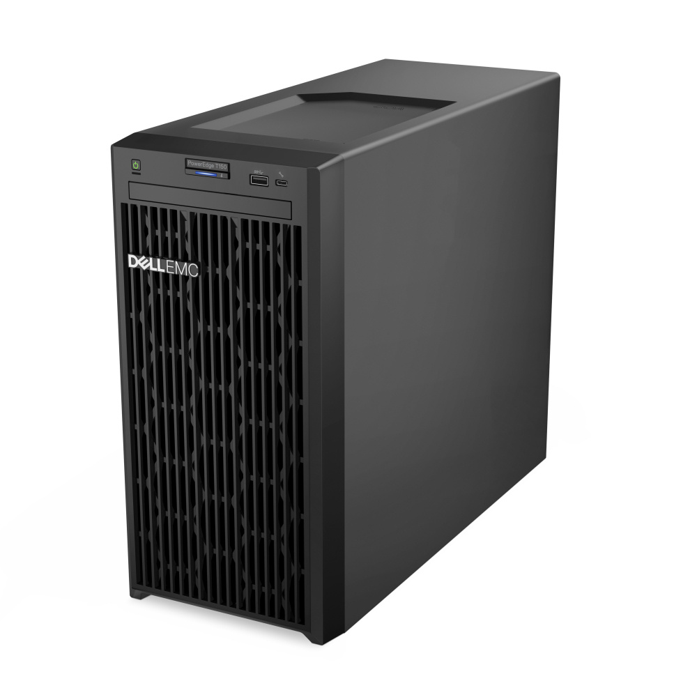 Dell - Server - Rack-mountable - Intel Xeon E-2324G - 1 TB Hard Drive Capacity - 16 GB RAM