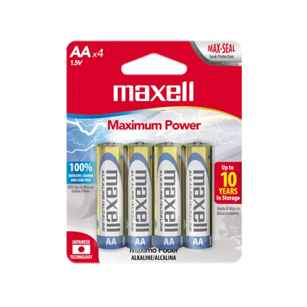 Batería AA Maxell 4 Unidades