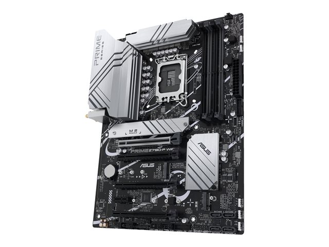 ASUS Prime Z790-P WIFI - Placa base - ATX - Socket LGA1700 - Z790 Chipset - USB-C 3.2 Gen 2x2, USB 3.2 Gen 1, USB 3.2 Gen 2, USB-C Gen2 - 2.5 Gigabit LAN, Wi-Fi 6, Bluetooth - Tarjeta gráfica (CPU nec