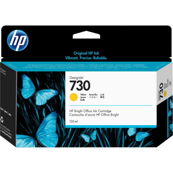 HP 730 130-ml Yellow DesignJet Ink Cartridge