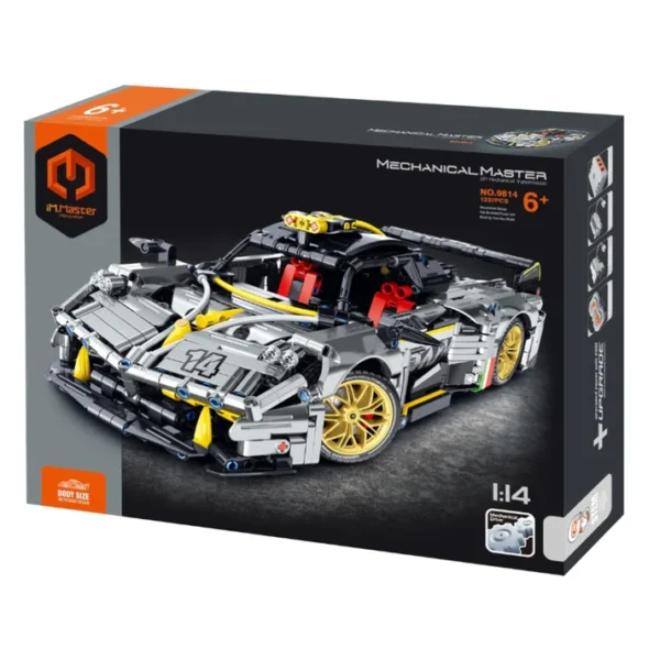 Carro de carreras modelo de ladrillos con control remoto 2.4G Mechanical Master 9814
