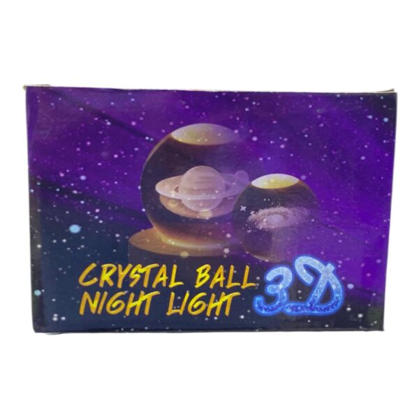 Lámpara bola de cristal, luz nocturna 3D - Imagen 2