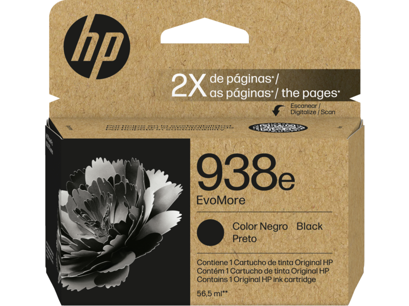 HP - Ink cartridge - Black - 4S6Y2PL