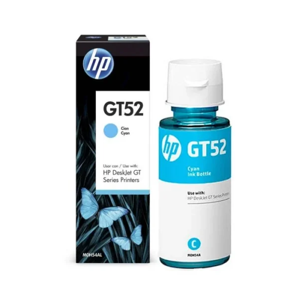 HP GT52 Cyan Original Ink Bottle