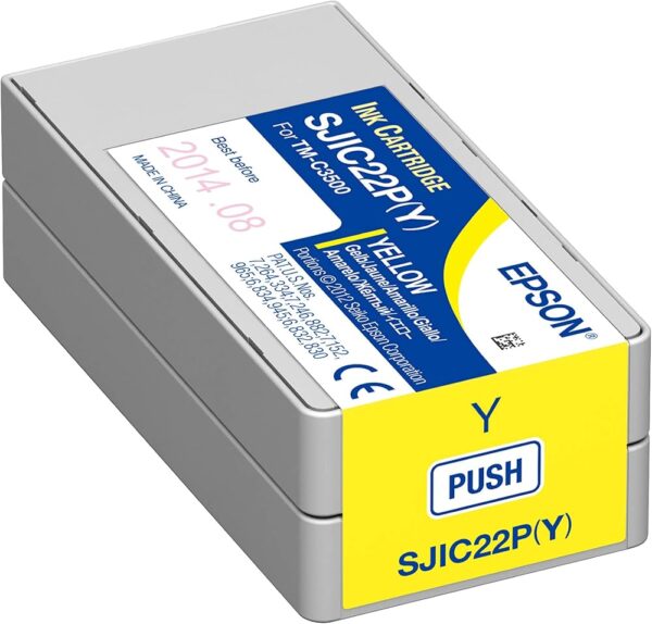 EPSON CARTUCHO DE TINTA AMARILLO SJIC22P PARA C3500