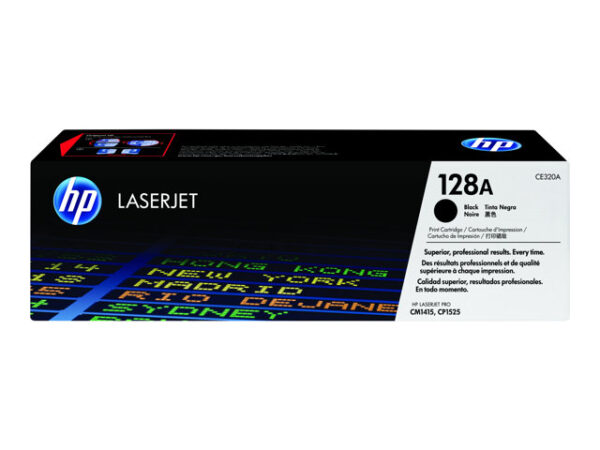 HP 128A Black Original LaserJet Toner Cartridge