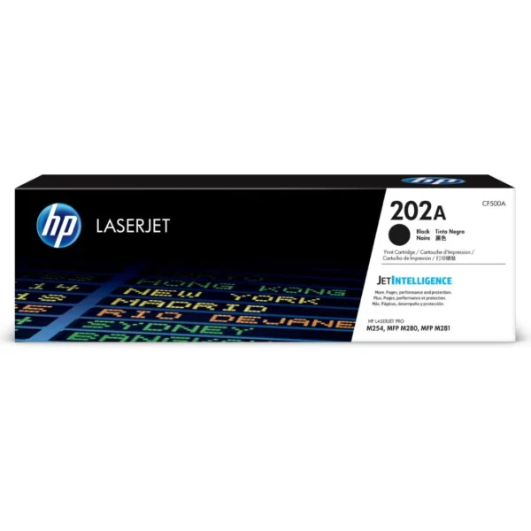 HP 202A Black Original LaserJet Toner Cartridge