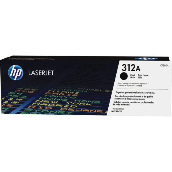 HP 312A Black Original LaserJet Toner Cartridge