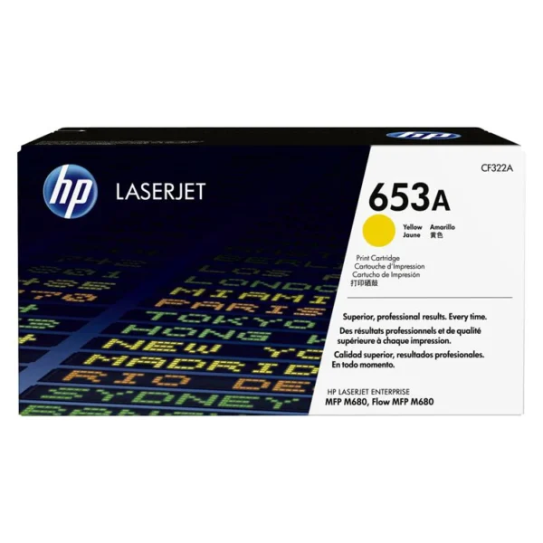 HP 653A Yellow Original LaserJet Toner Cartridge