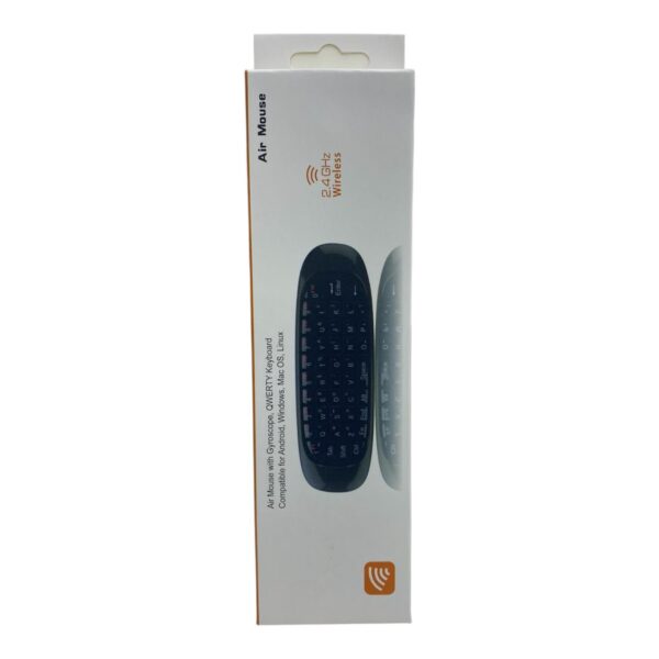 Air Mouse, teclado de 2.4 GHz con receptor USB y cable, control remoto universal para TV - Imagen 3