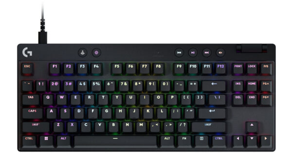 Logitech PRO X TKL RAPID - Keyboard - Wired - USB-C - Black