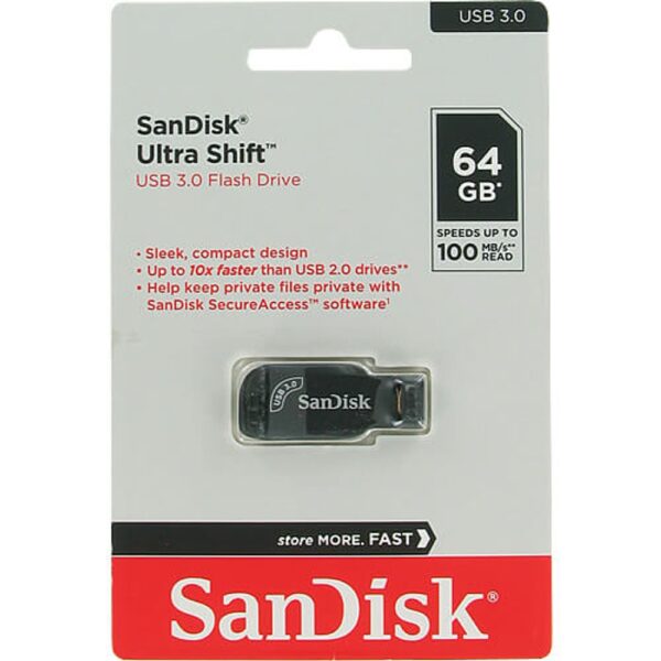 Memoria USB 64GB SanDisk Ultra Shift 3.0