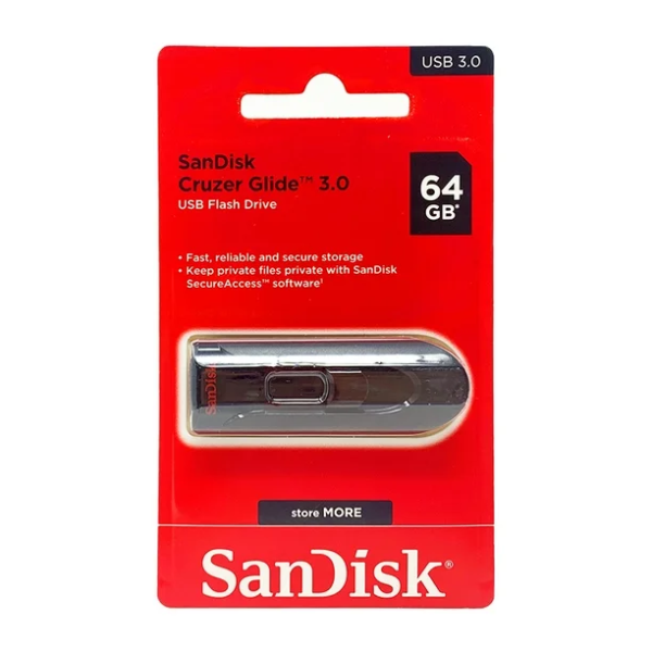 Memoria USB Sandisk 64GB Cruzer Glide 3.0