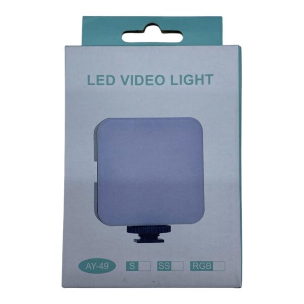 Luz LED para Video AY-49S – 49 Leds / Luz Fría 6000K - Imagen 2