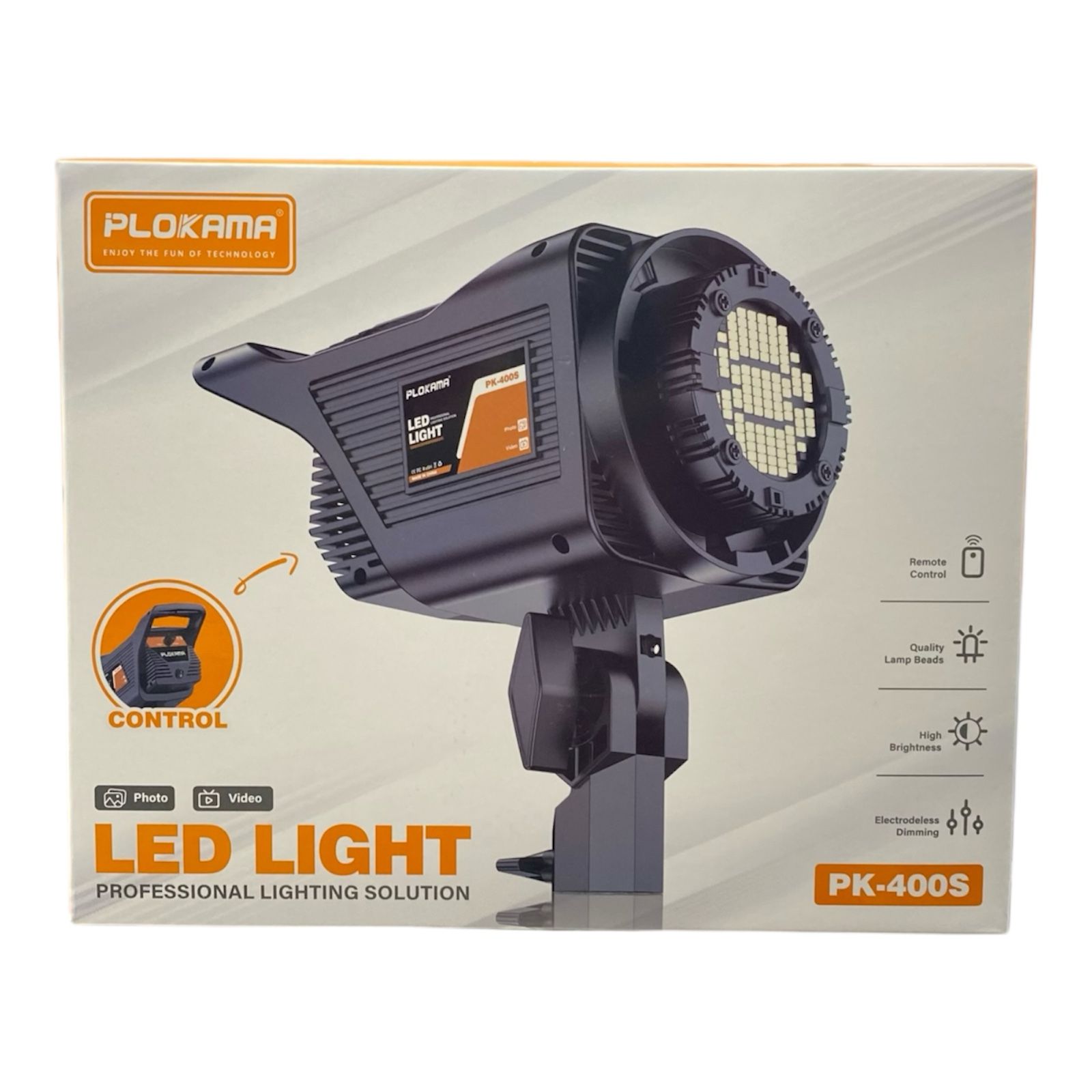 Kit de iluminación de vídeo Plokama PK-400s para fotografía - Imagen 3