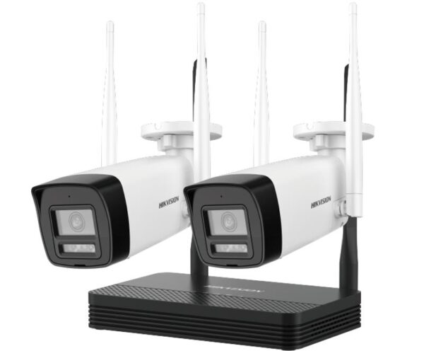 Hikvision - Network surveillance camera - 2MP H.265 TWO bullet WiFi NVS