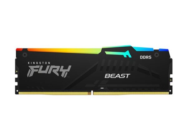 Kingston FURY Beast RGB - DDR5 - módulo - 16 GB - DIMM de 288 contactos - 5600 MT/s / PC5-44800 - CL