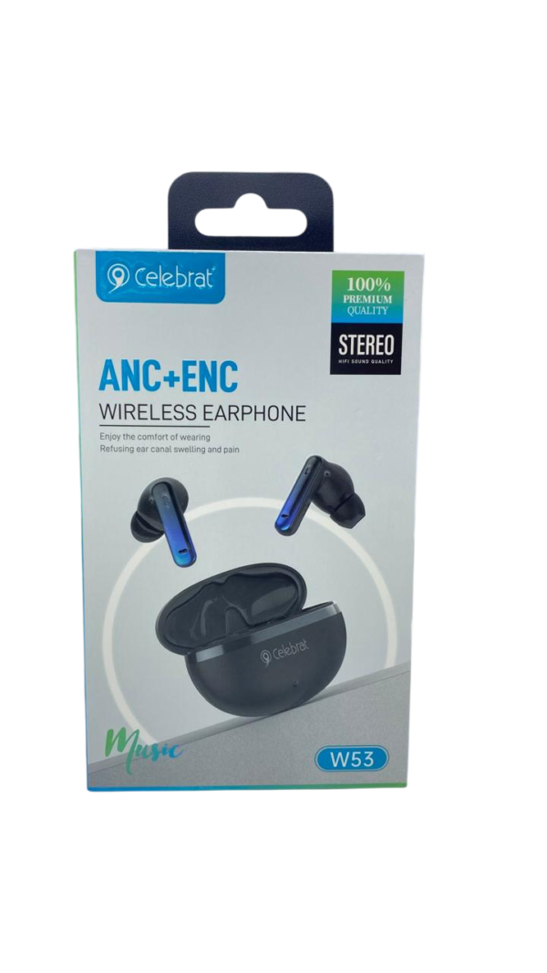 Audífonos Inalámbricos Celebrat W53 - ANC + ENC Stereo