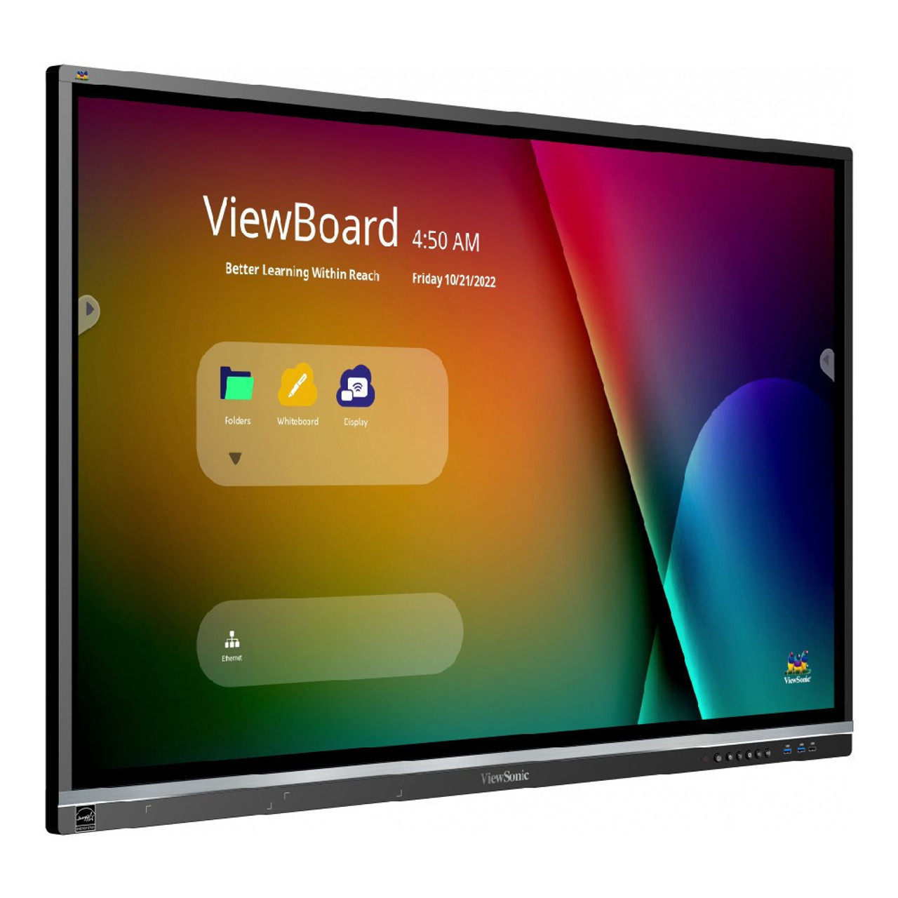 ViewSonic ViewBoard IFP8650 Interactive Flat Panel - 86" Clase diagonal (86" visible) pantalla LCD con retroiluminación LED - interactivo - con capacidad para PC con ranura opcional y pantalla táctil - Imagen 2