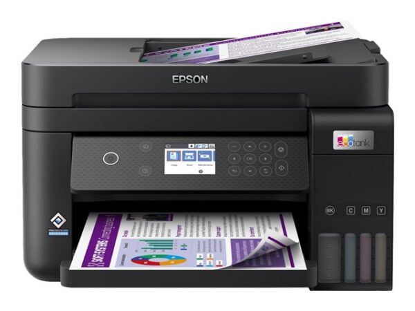 Epson EcoTank L6270 - Impresora multifunción - color - chorro de tinta - rellenable - 216 x 297 mm (