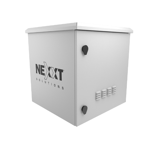 Nexxt Solutions Infrastructure - Outdoor Pole Mount Cabinet - SPCC steel - Light gray powder coat -