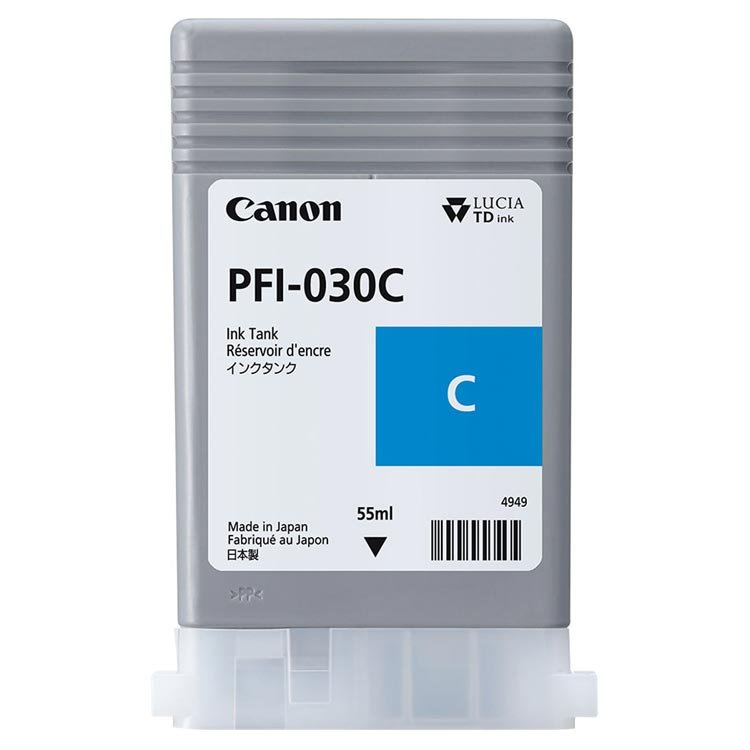 Canon - PFI-030C - Ink cartridge - Cyan - Tank 55ml