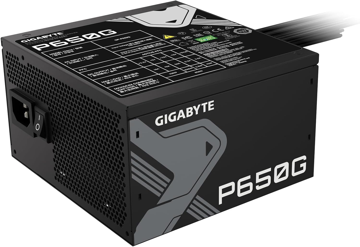 Gigabyte - Power supply - 650W 80 Plus Gold