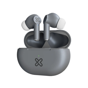 Klip Xtreme - True wireless earphones - Para Phone / Para Portable electronics / Para Tablet - Wireless - 17Hrs IPX Gray