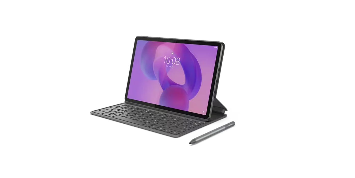 Lenovo Idea Tab - 11" - 2560 x 1600 - Android 15 or Later - Dimensity 6300 - Luna Grey - Keyboard +