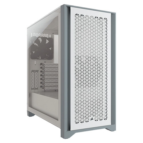 Chasis ATX semitorre con cristal templado 4000D AIRFLOW, blanco