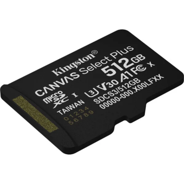 Kingston - Flash memory card - microSDHC - 512GB microSDXC Canvas Select