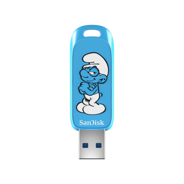 SanDisk - USB flash drive - USB 3.1 Gen 1 - Smurf USB