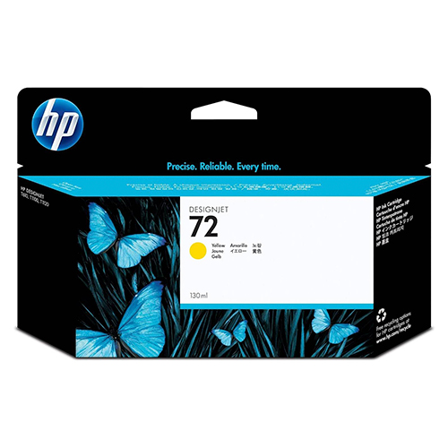HP 72 130-ml Yellow DesignJet Ink Cartridge