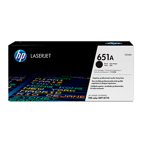 HP 651A Black Original LaserJet Toner Cartridge