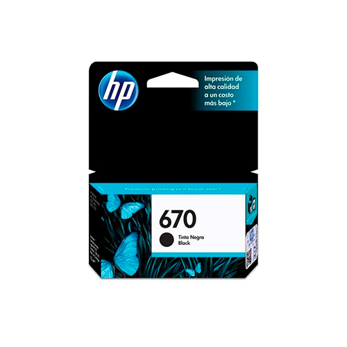 HP 670 Black Ink Cartridge