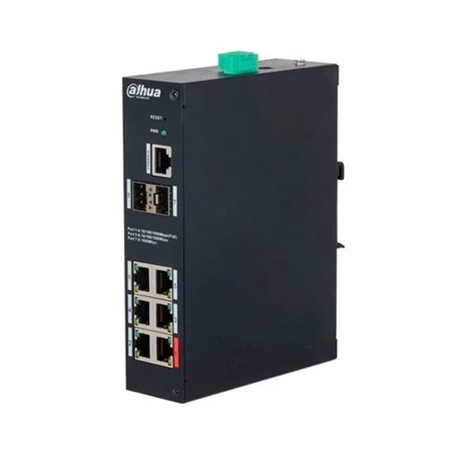 DAHUA 10-PORT MANAGED HARDENED GIGABIT SWITCH WITH 8-PORT POE